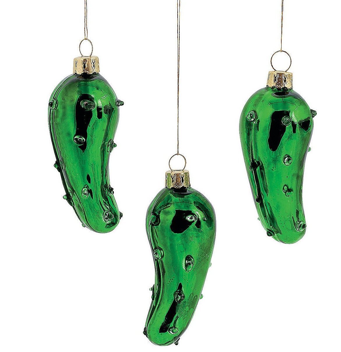 PICKLE ORNAMENT - German Tradition for the Christmas Tree - Glass ornament