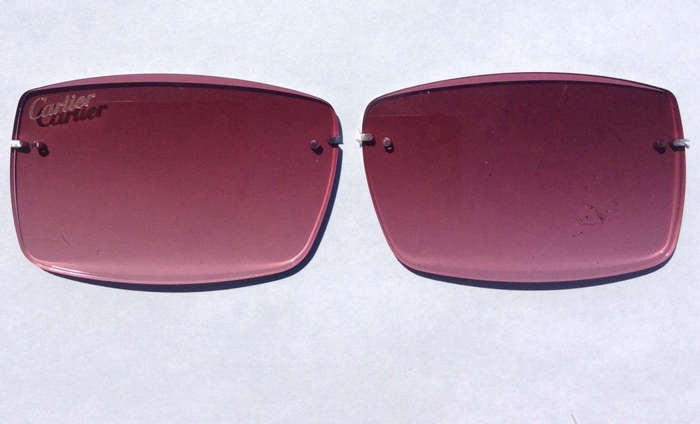 Replacement Lenses For C decor Cartier Frames. Gradient Purple. 37mm