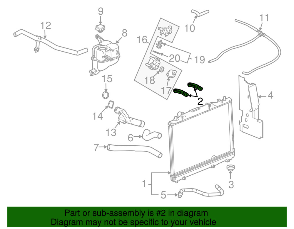 Genuine GM Upper Mount 25771547