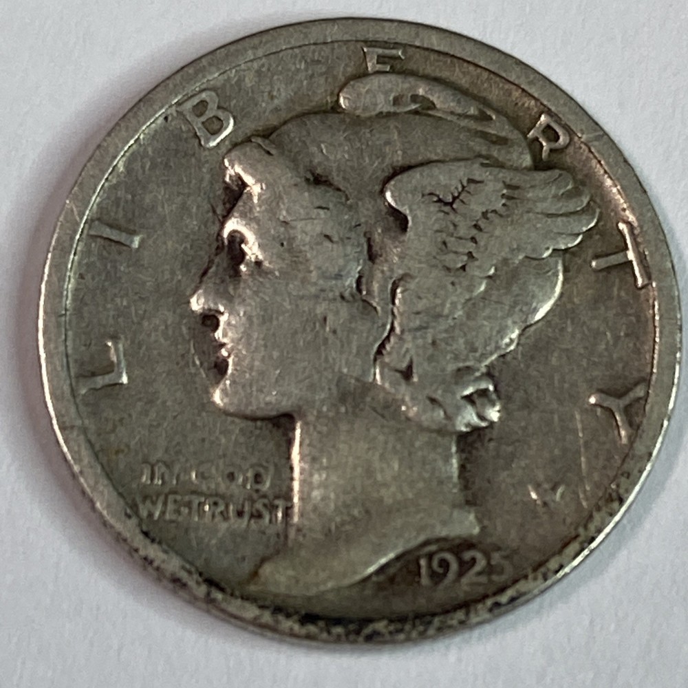 1925 S Mercury Dime Silver 90% Silver