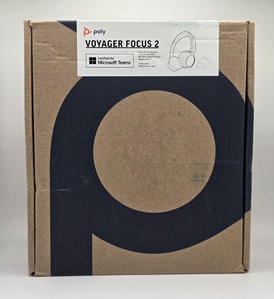 Poly Voyager Focus 2 UC Stereo Bluetooth Headset (Microsoft Teams Certified)