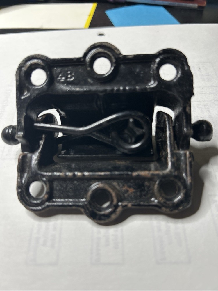Antique Spring Door Hinge Marked “AC” probably Arcade Manufacturing.