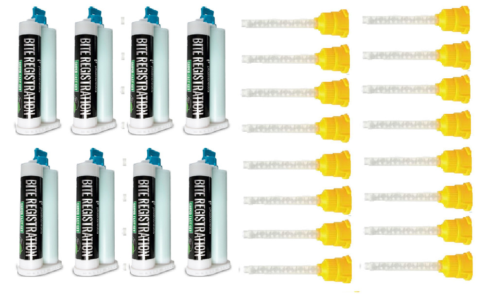 Super Fast Bite Registration – 8 x 50ml + 16 Mixing Tips