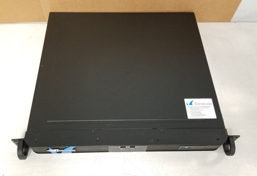 Barracuda Web Filter 410 Firewall System Network Ethernet W/EARS #J889