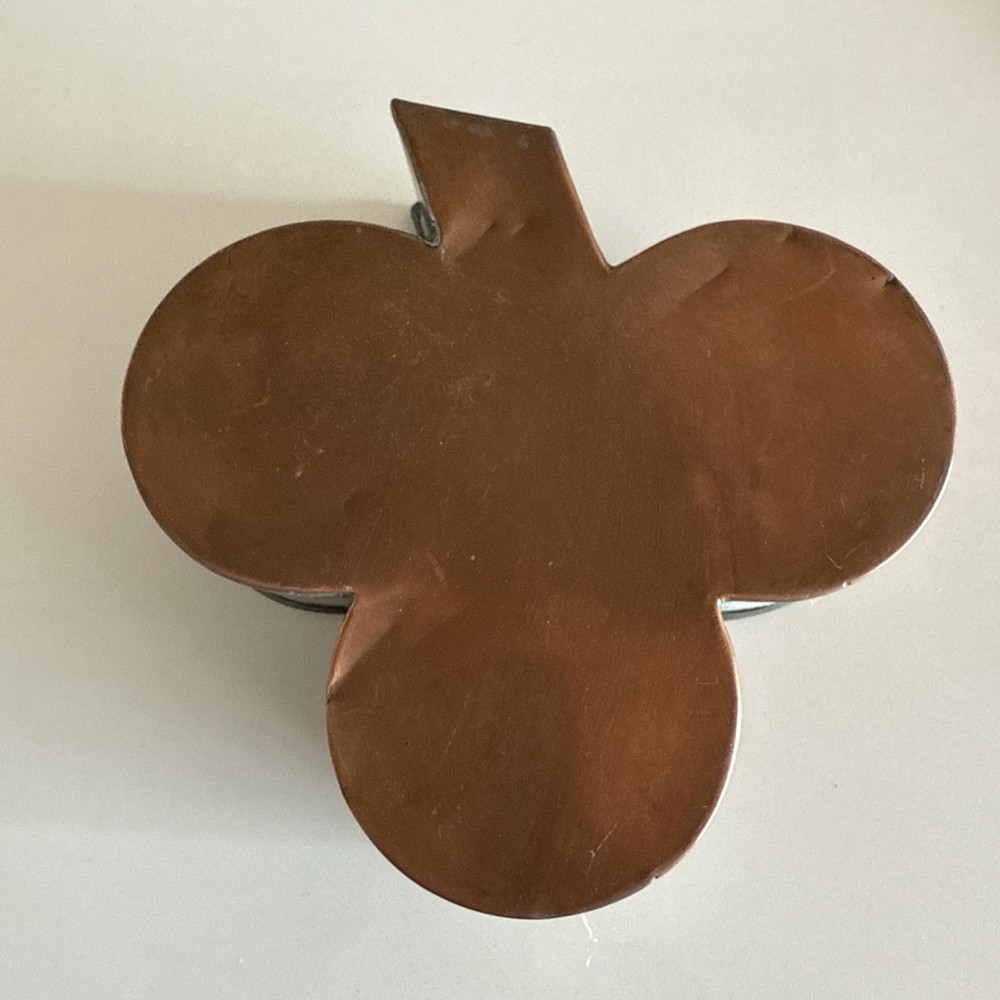 Vintage Clover Leaf - Shamrock - Copper Mold -  Tin Lined