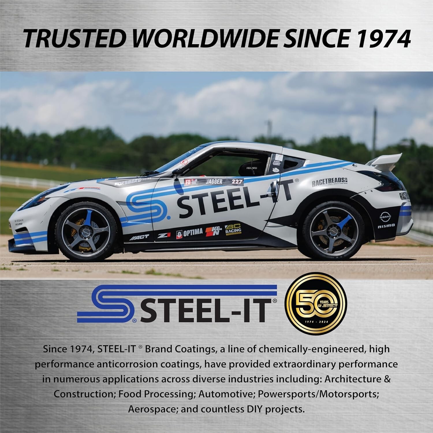 STEEL-IT Stainless Steel Paint Coating Aerosol 14oz (Specify Color + Quantity)