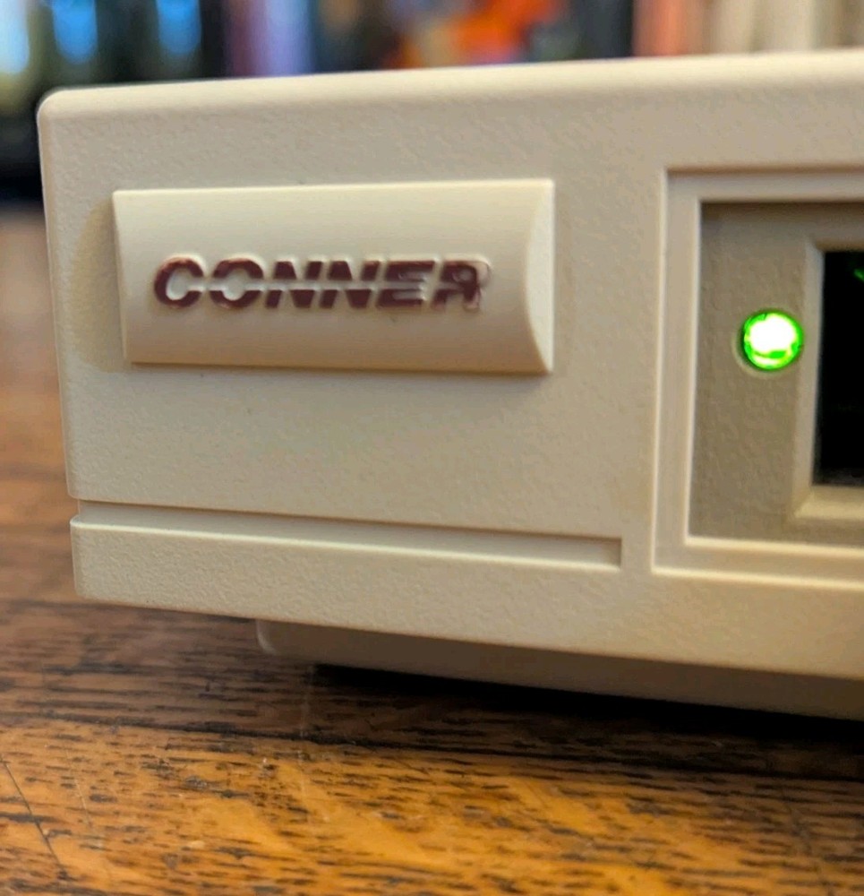 Vintage Conner CTM3200E-S External Tape Drive Computer Memory Retrieval