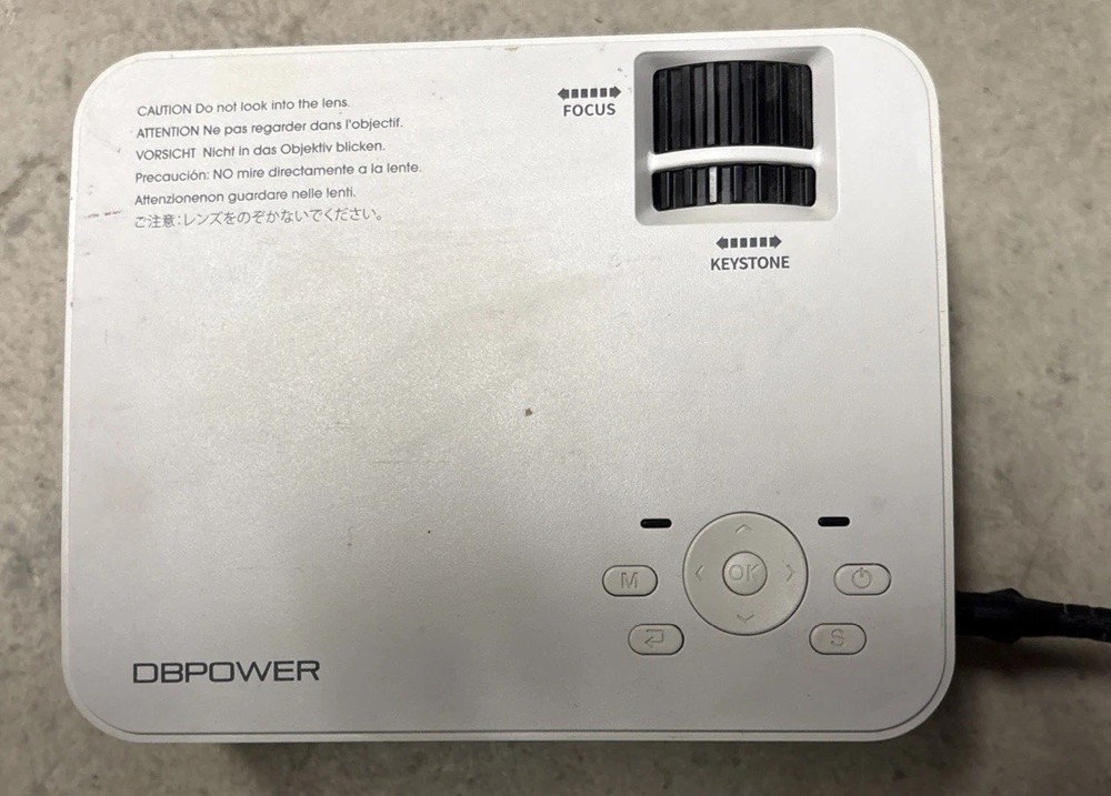DBPOWER Portable Mini Projector, LED Display, Multimedia Home Theater