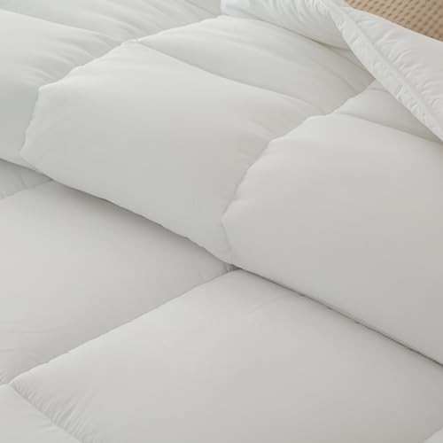 Down Alternative Comforter Duvet Inserts Queen Size Queen-90x90 Solid White