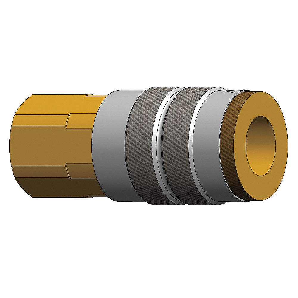 DIXON VALVE & COUPLING 4FF4 Quick Connect,Socket,1/2" Body,1/2"-14 5CGR8