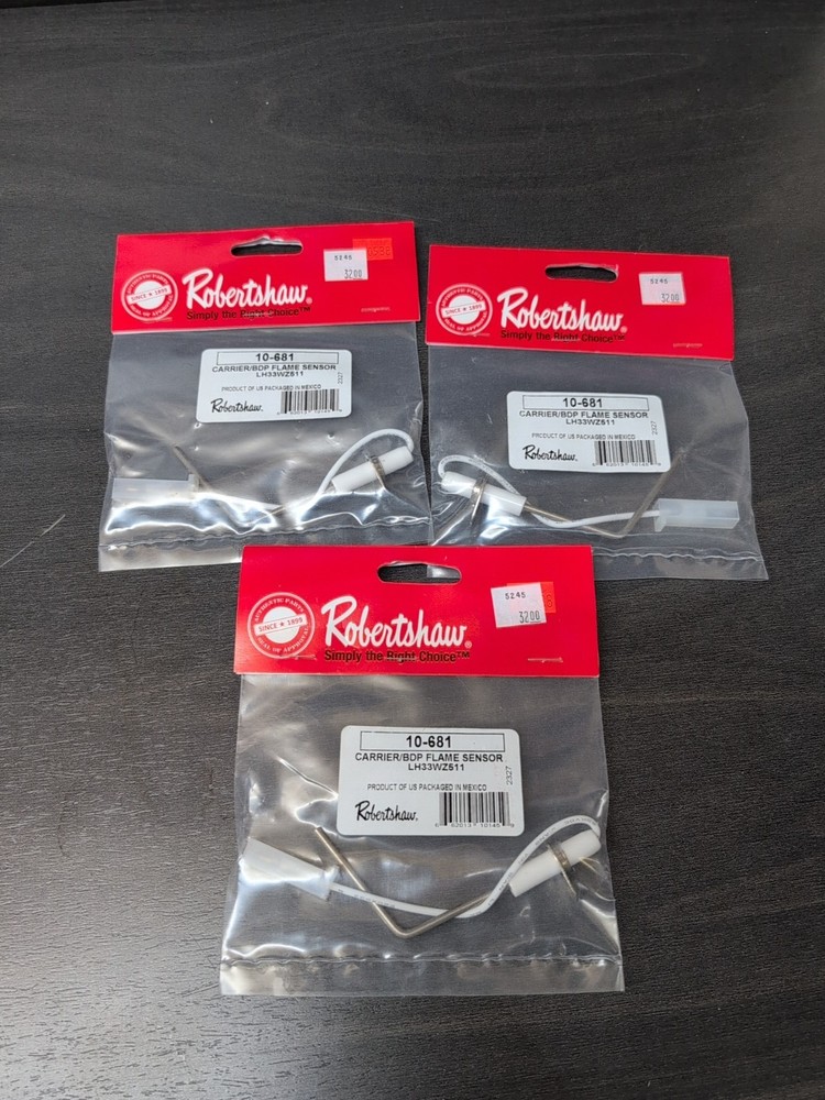 3 Pack Robertshaw 10-681 Flame Sensor