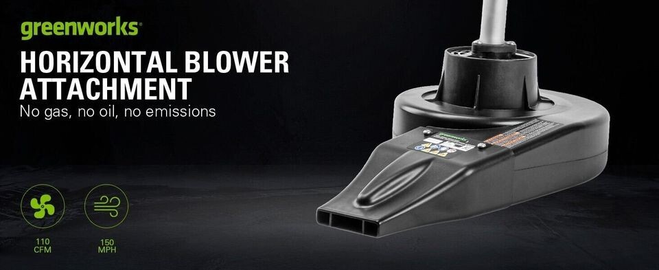 Greenworks Horizontal Blower Attachment for Greenworks Attachment Capable String