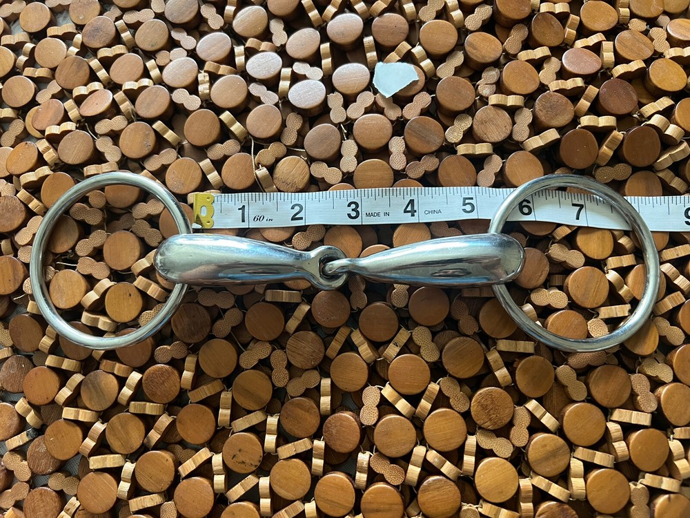 Loose Ring Snaffle Bit Stainless Steel English Single Joint 5”