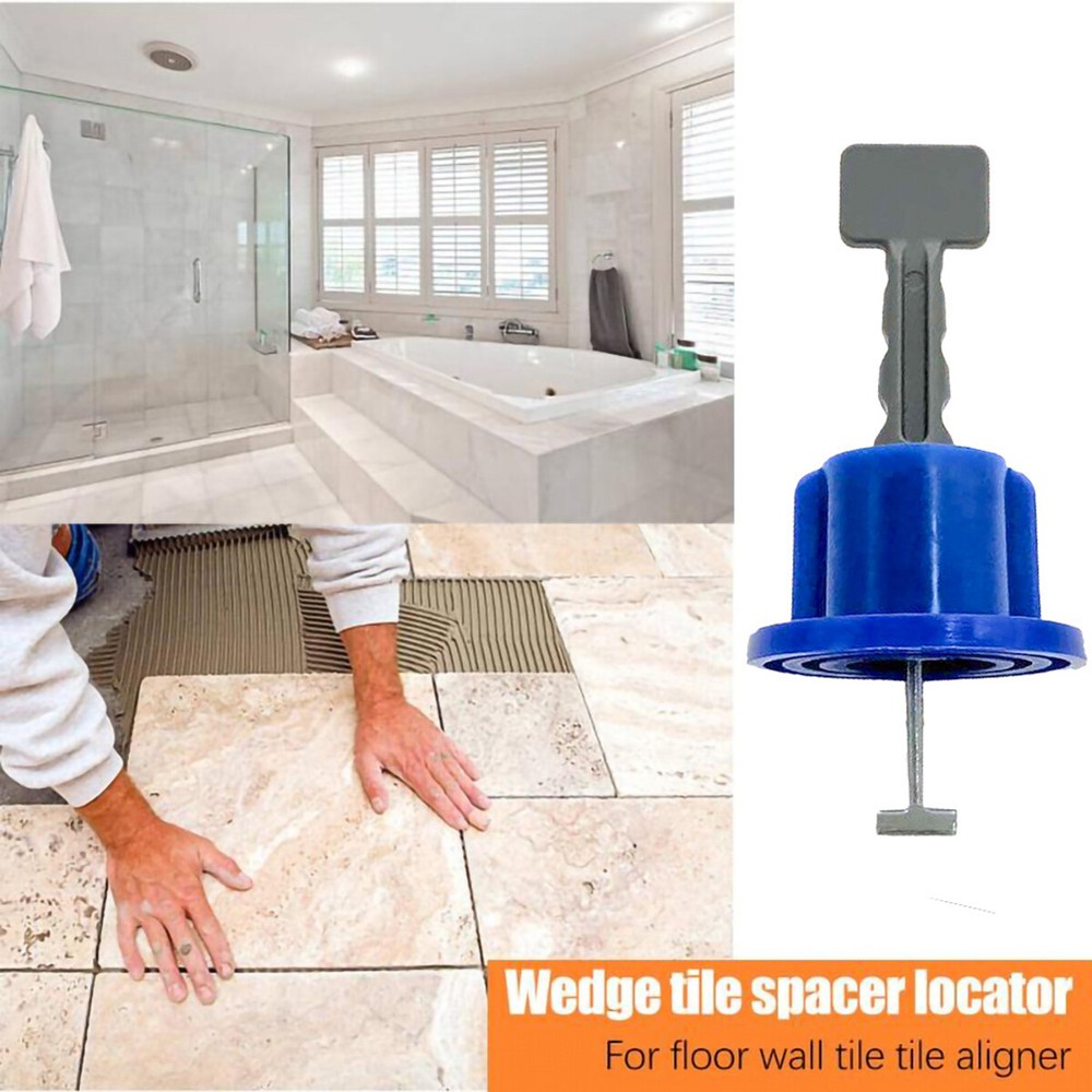 50 Sets Reusable Tile Leveling System Positioning T-Lock Tool Kit Spacer Locator