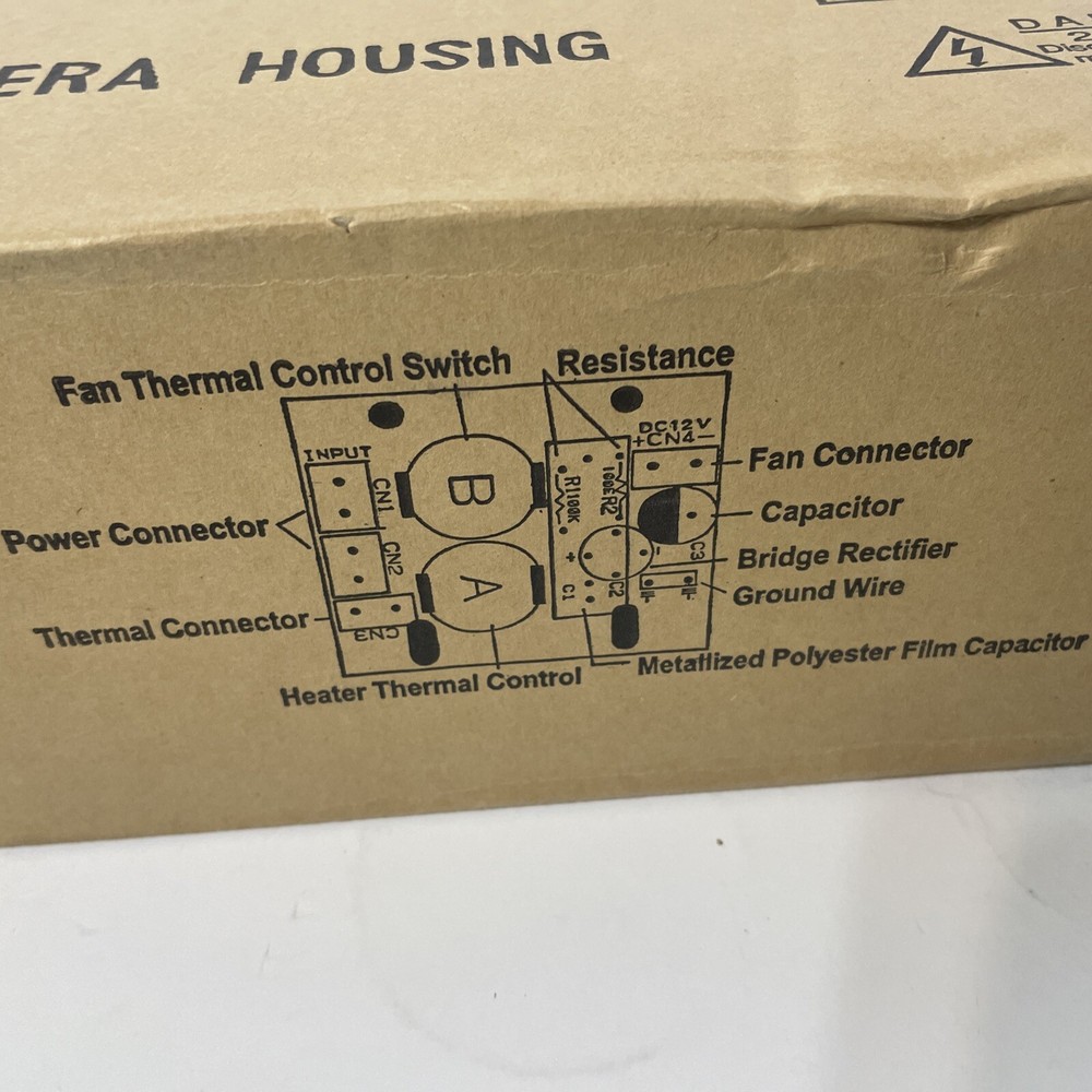 Defender Security ccd Camera Housing 82-3535 Size 388X101X120M/M