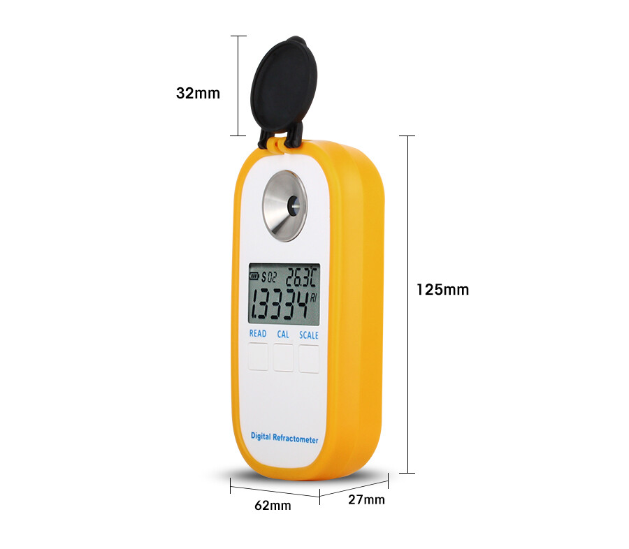 Brix Saccharimeter Honey Refractometer Refractive Index Refractometer 0 to 90%