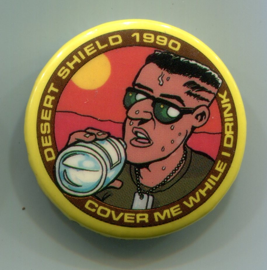 7 Doonesbury, Gary Trudeau Pinback Buttons, 1991