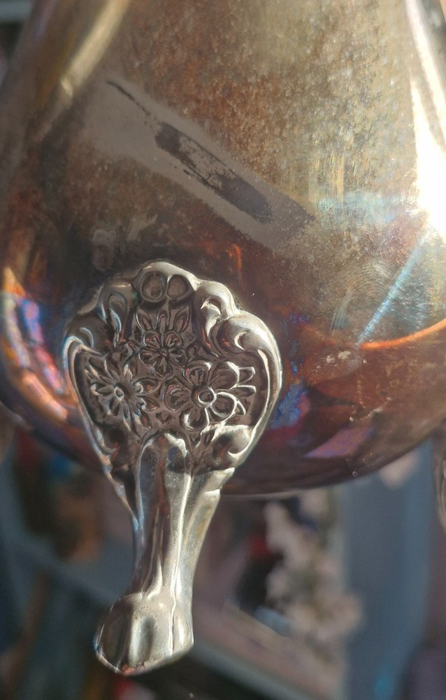 2 Silver plated Victorian Tea-Pots