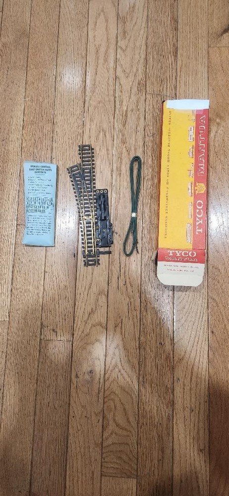 Tyco mantua remote control switch left hand