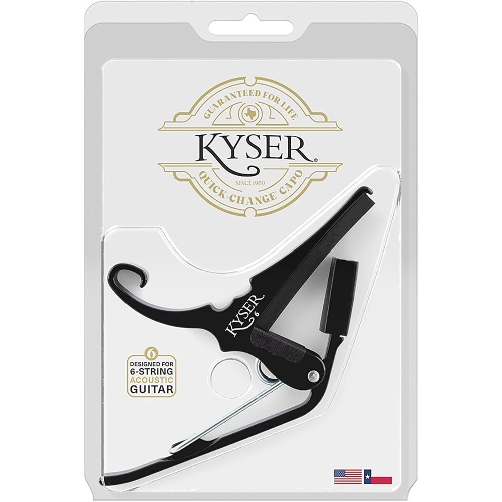 Quick Change Capo for 6 String Acoustic Guitar