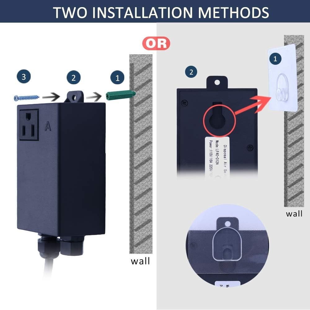 Garbage Disposal Air Switch Button in Brushed Nickel