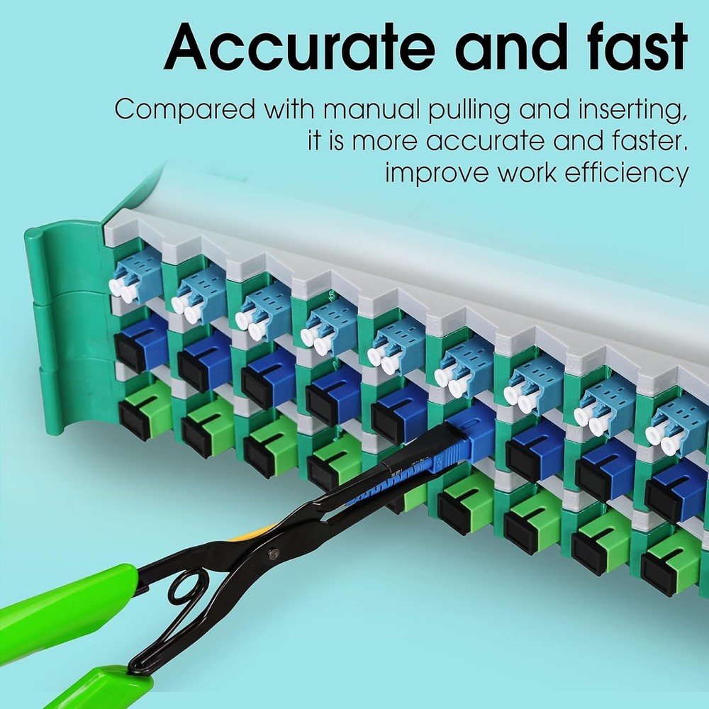 green fiber connector Inserting and Extracting Tool optic flange Green