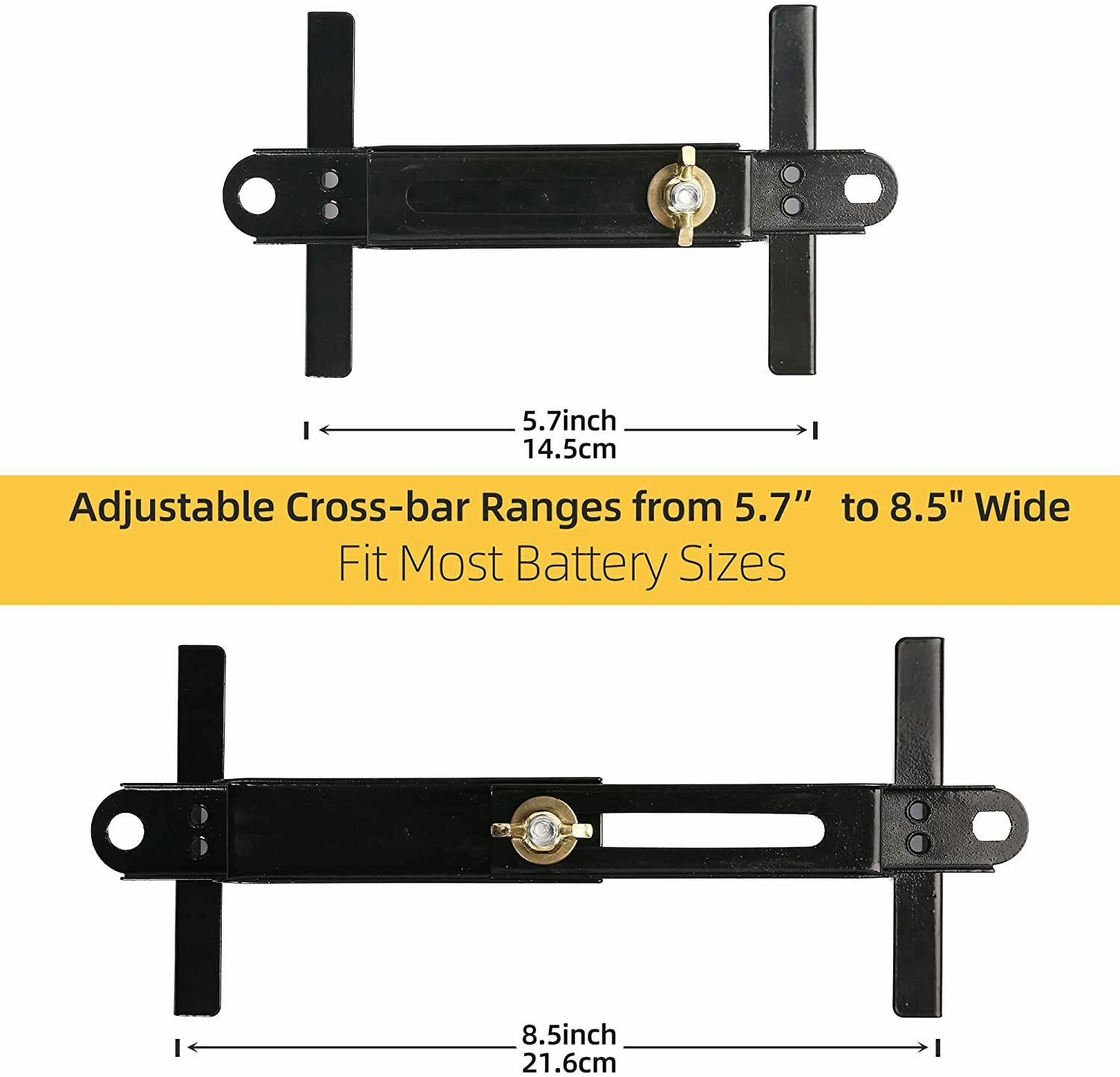 10.6'' Adjustable Car Crossbar Battery Hold Down Bracket Holder Storage 27 CM