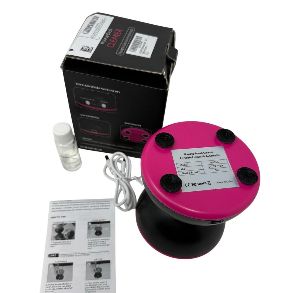 Electric Makeup Brush Cleaner Portable Automatic
