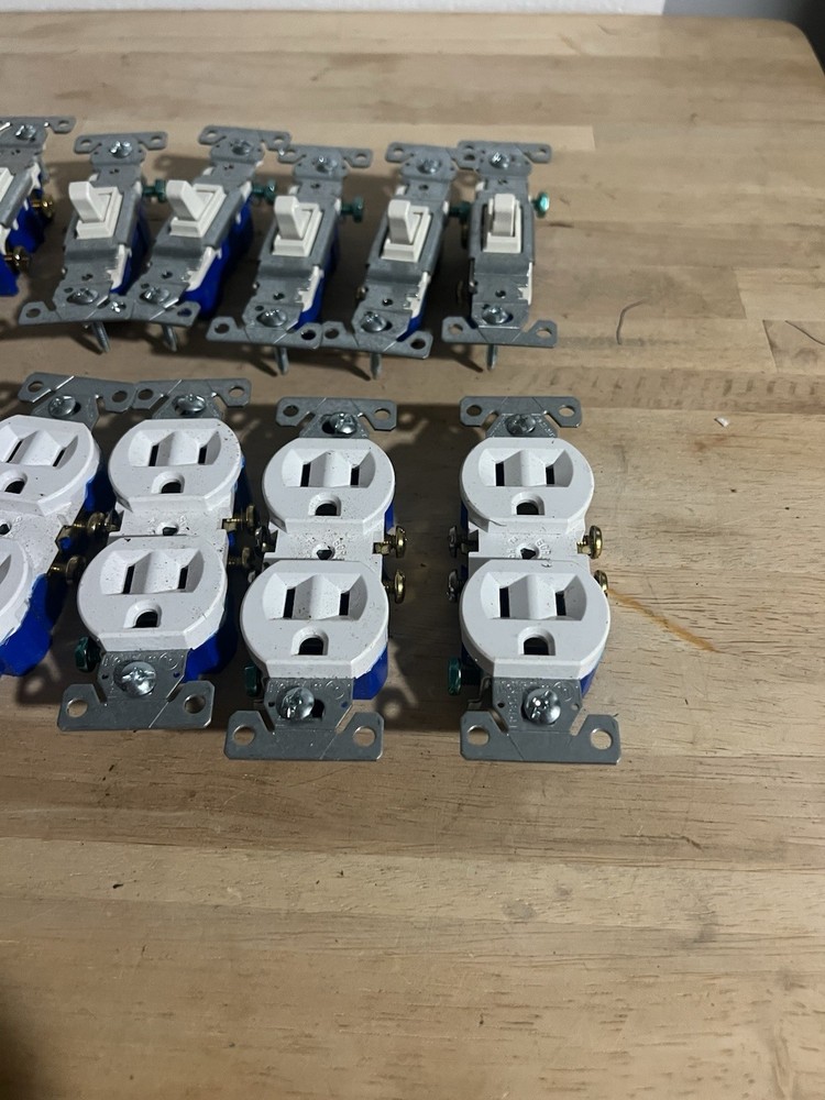 Electronic Outlets And Single Switch (7) each.