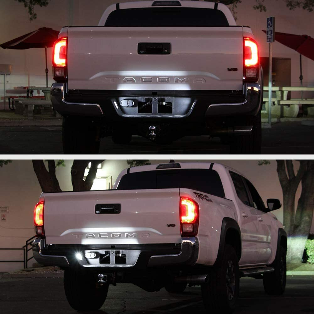 2-Pieces LED License Plate Lights For 2016-2023 Toyota Tacoma & 2014-2021 Tundra