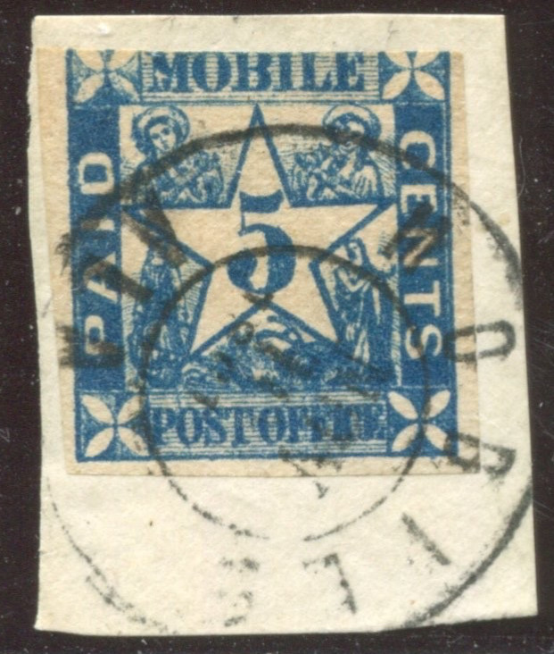 CSA 58X2 Postmaster Provisional Line thru 'O' of 'Office' Var Used Stamp BX6948