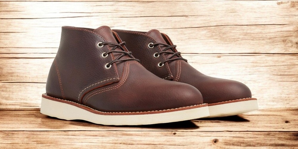 [3141-WIDE] MENS RED WING WORK CHUKKA (WIDE 2E WIDTH)