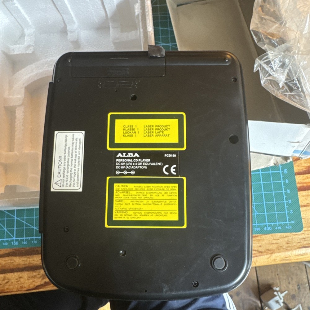 Alba PCD 150 Personal CD player- Tested Working