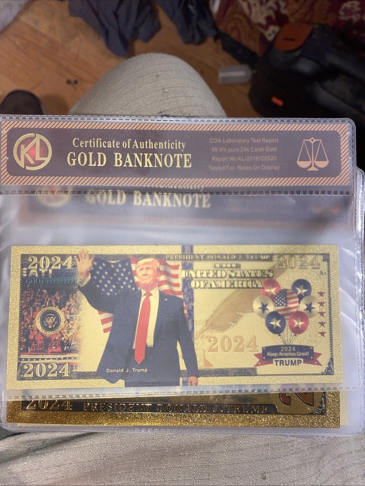 President Trump Gold Notes