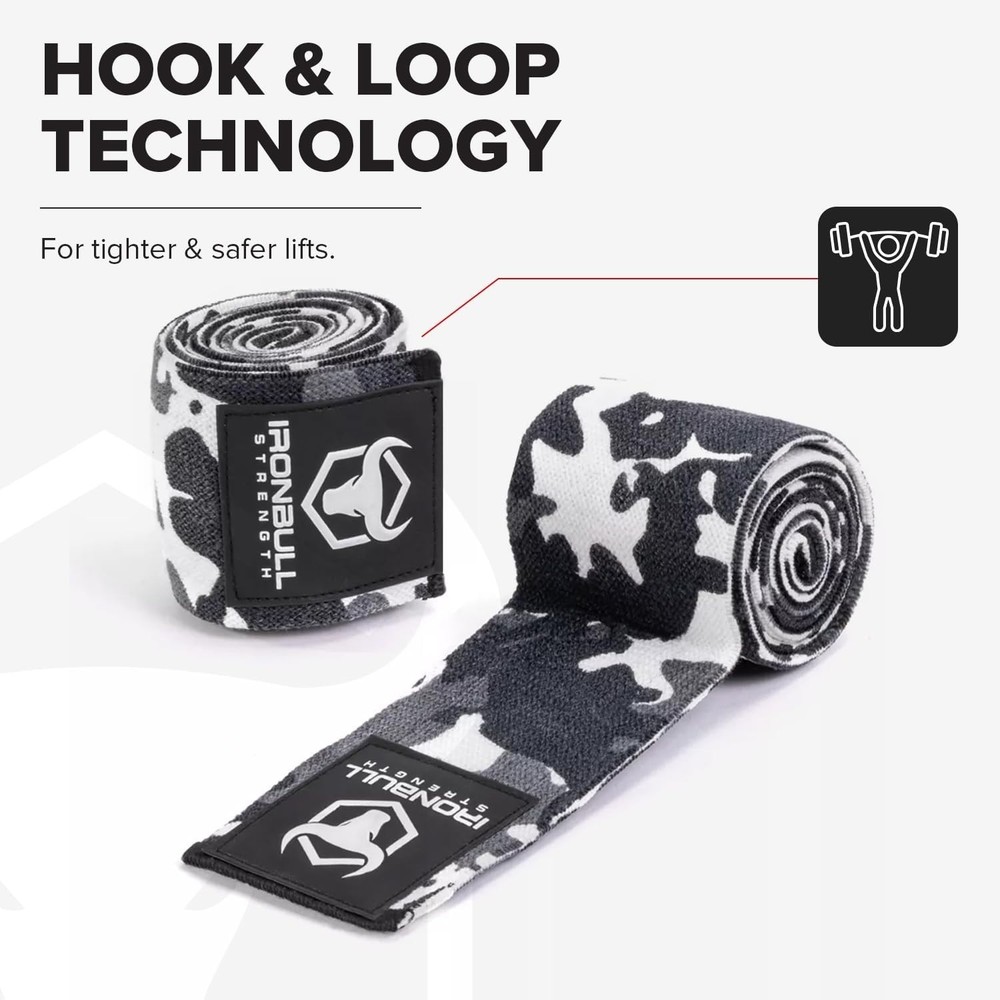 Powerlifting Elbow Braces - Hook & Loop Closure