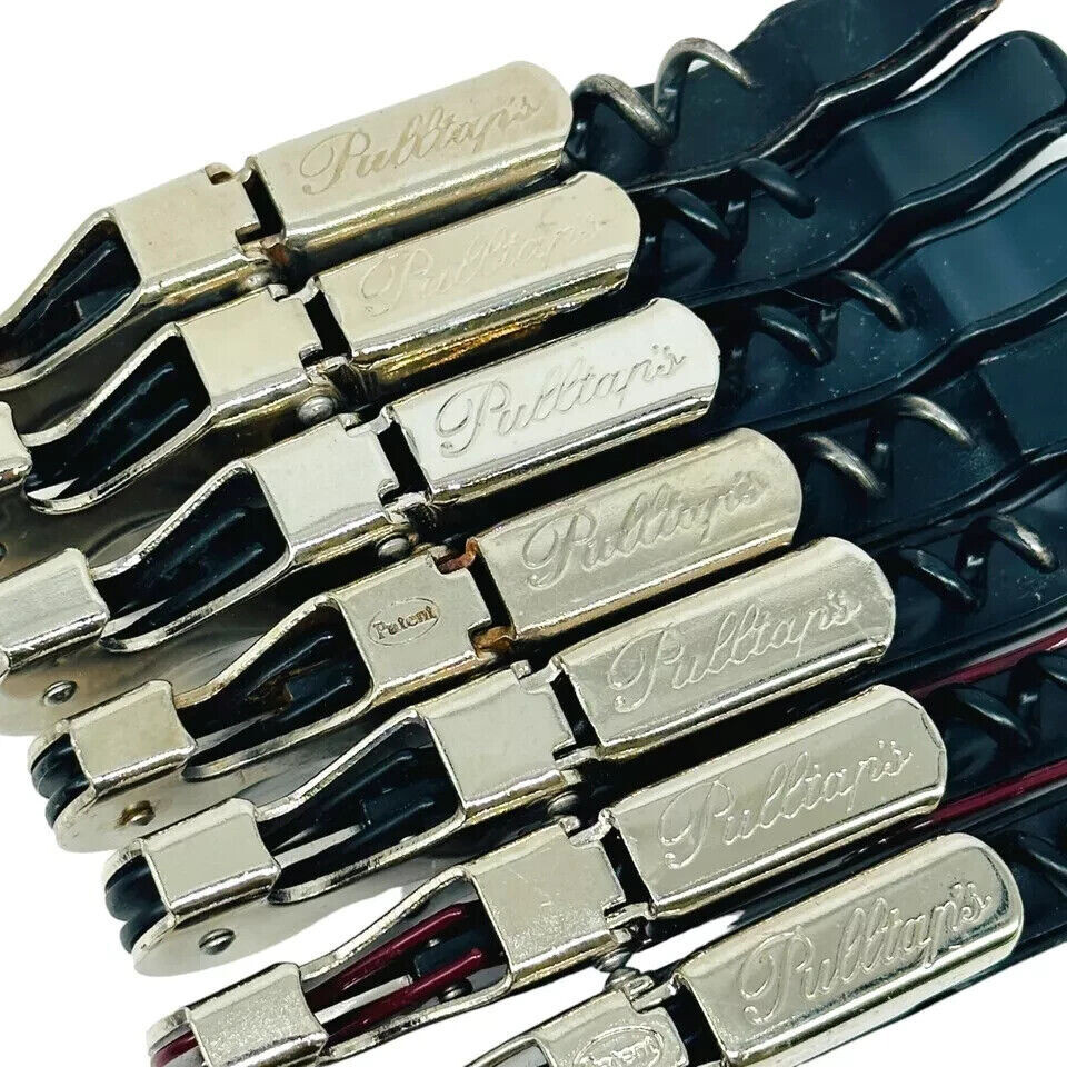 Assorted Double Hinged Corkscrew Wine Bottle Opener, Foil Cutter, 7 Pcs