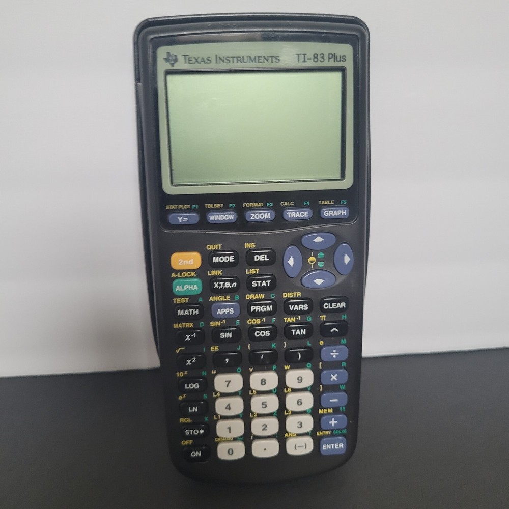 *Lines Screen ~ Texas Instruments ~ TI-83 Plus Graphing Math Calculator ~ Black