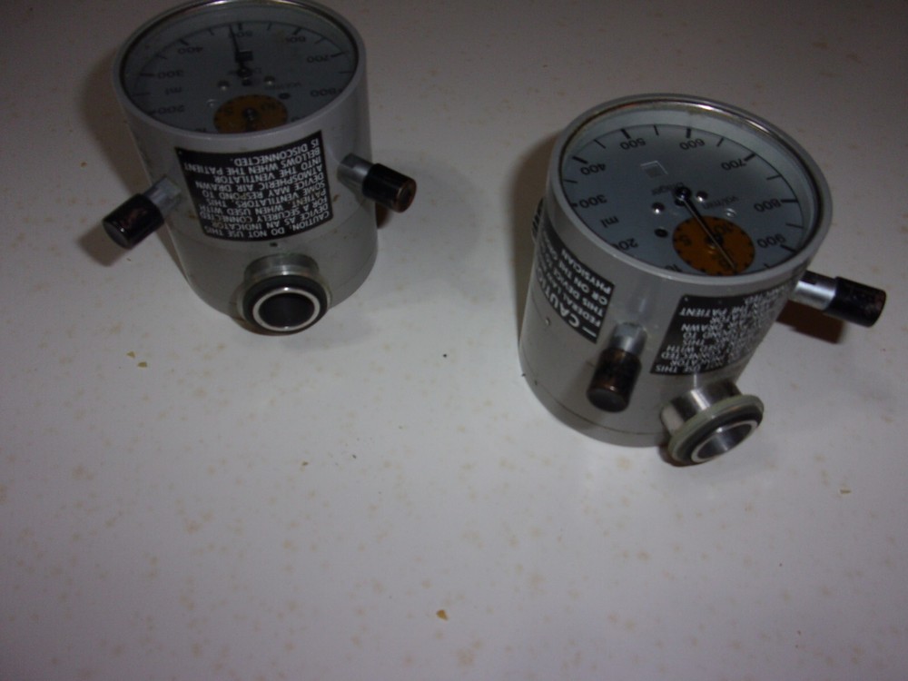 Drager Anesthesia machine breathing volumeter