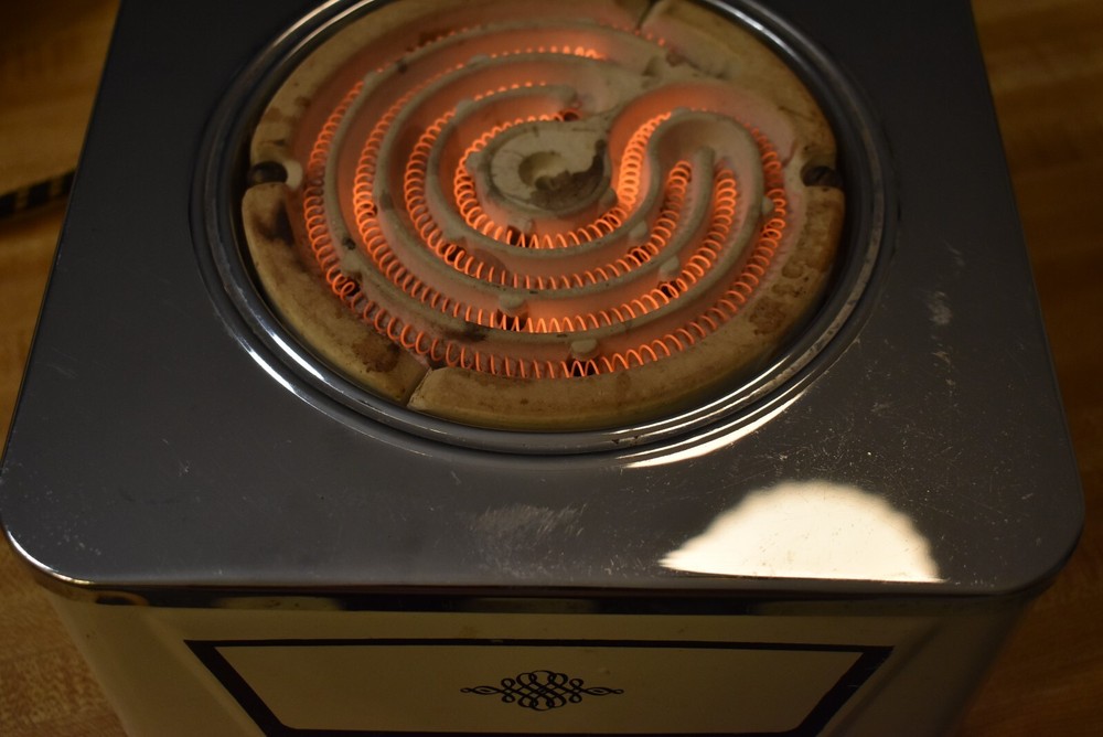 Vintage Dominion Table Range Single electric burner Tested EUC
