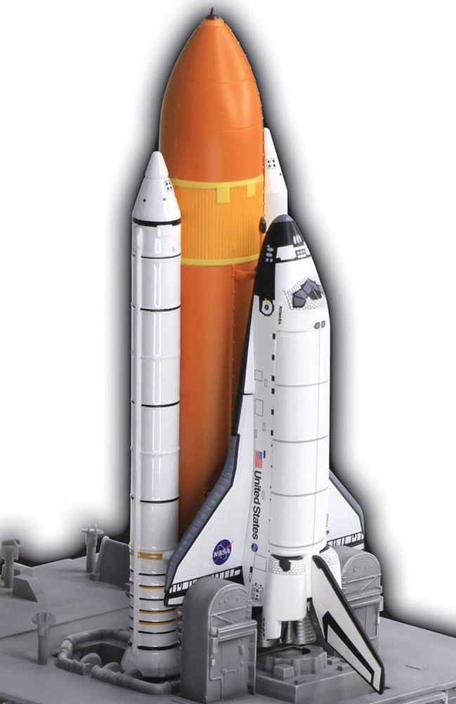 1/400 Space Shuttle with crawler transporter assembly plastic model DR11023