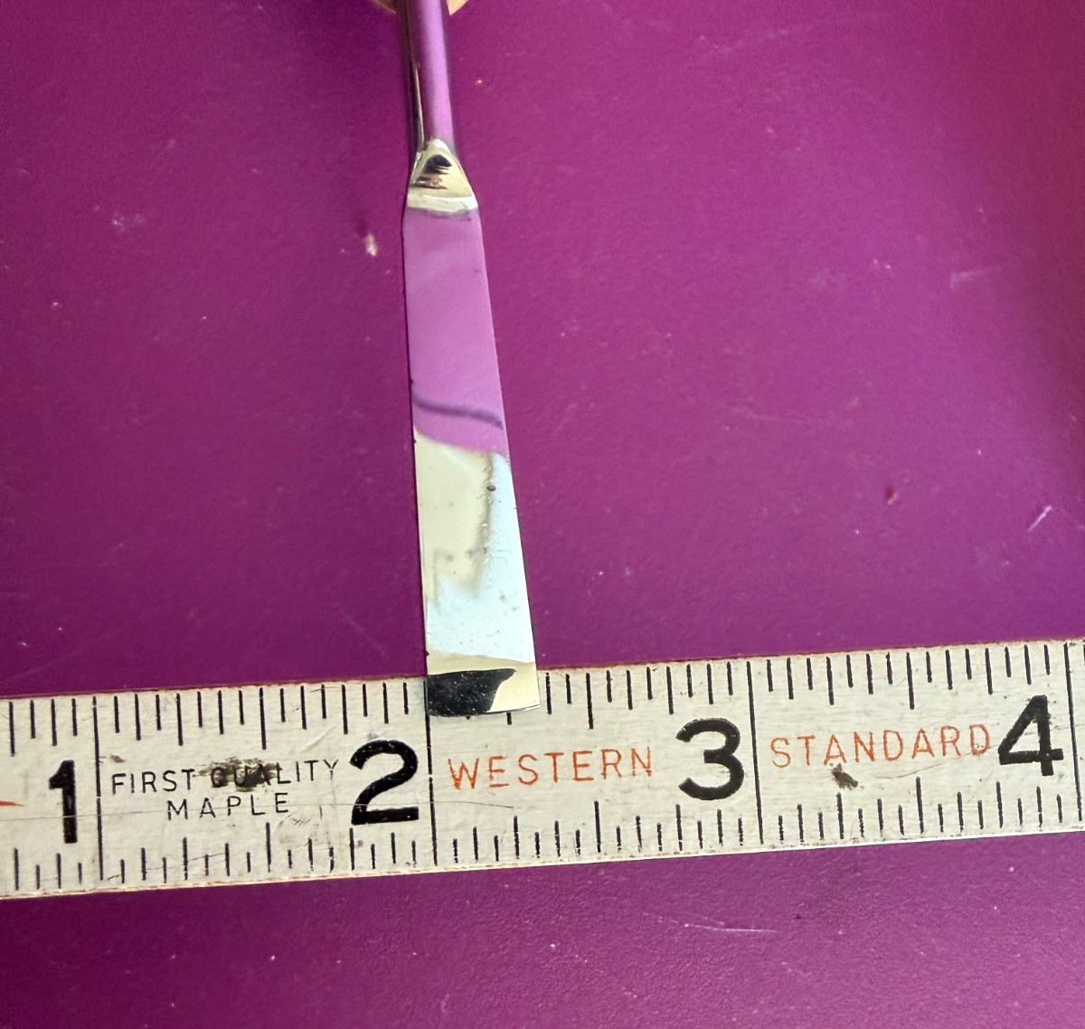 RARE Diobsud Forge 3/8" Wide Single Bevel Straight Wood Carving Chisel In VGC!