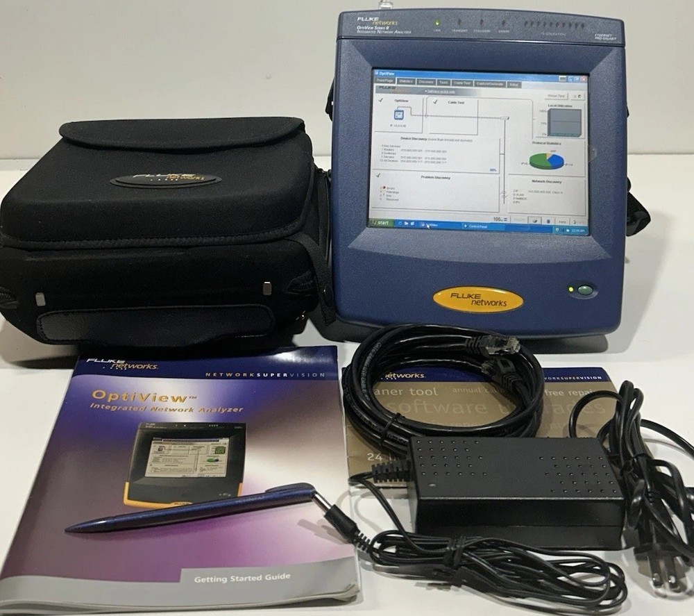 Fluke Network Optiview Series II Integrated Network Analyzer Excellent Condition