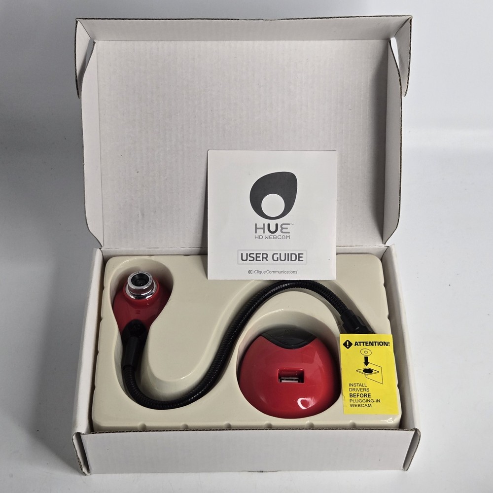 HUE HD Portable USB Camera (Red)