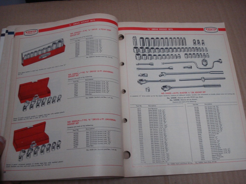 1974 Proto Professional Tools Catalogue
