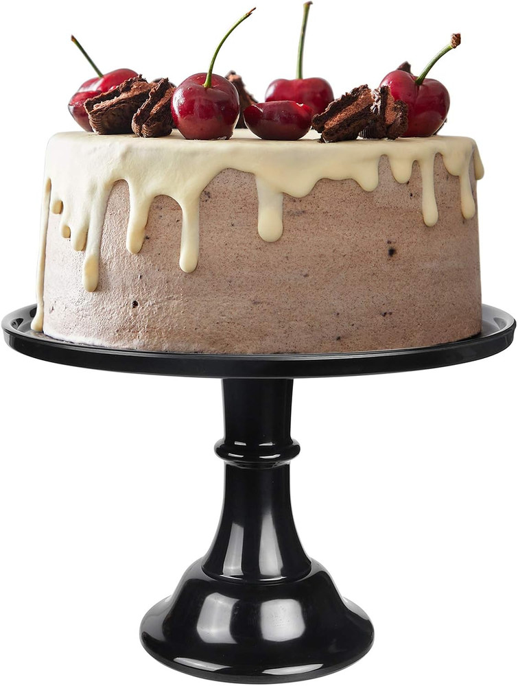 Round Cake Stand in Black 11"