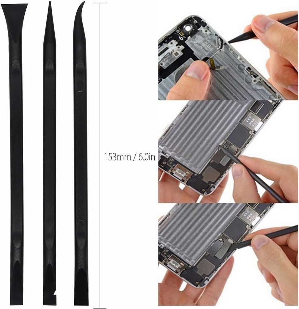 Versatile Pry Tool Kit for Seamless Screen Repairs: 4 Essential Tools Included