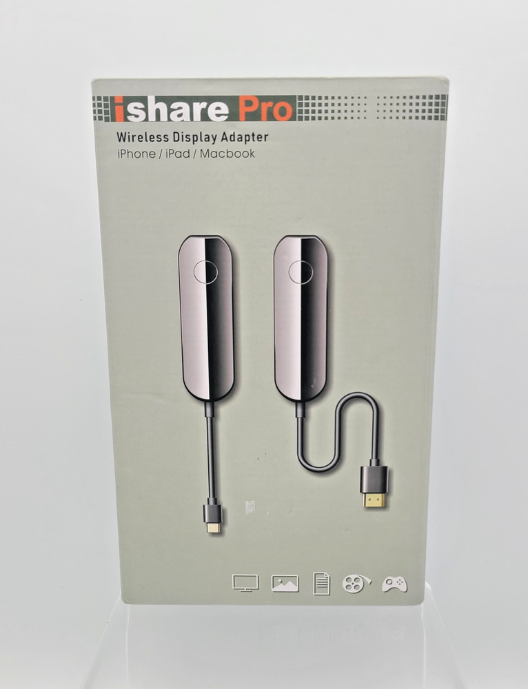 ishare Pro Wireless Display Adapter iPad/Macbook , Open Box