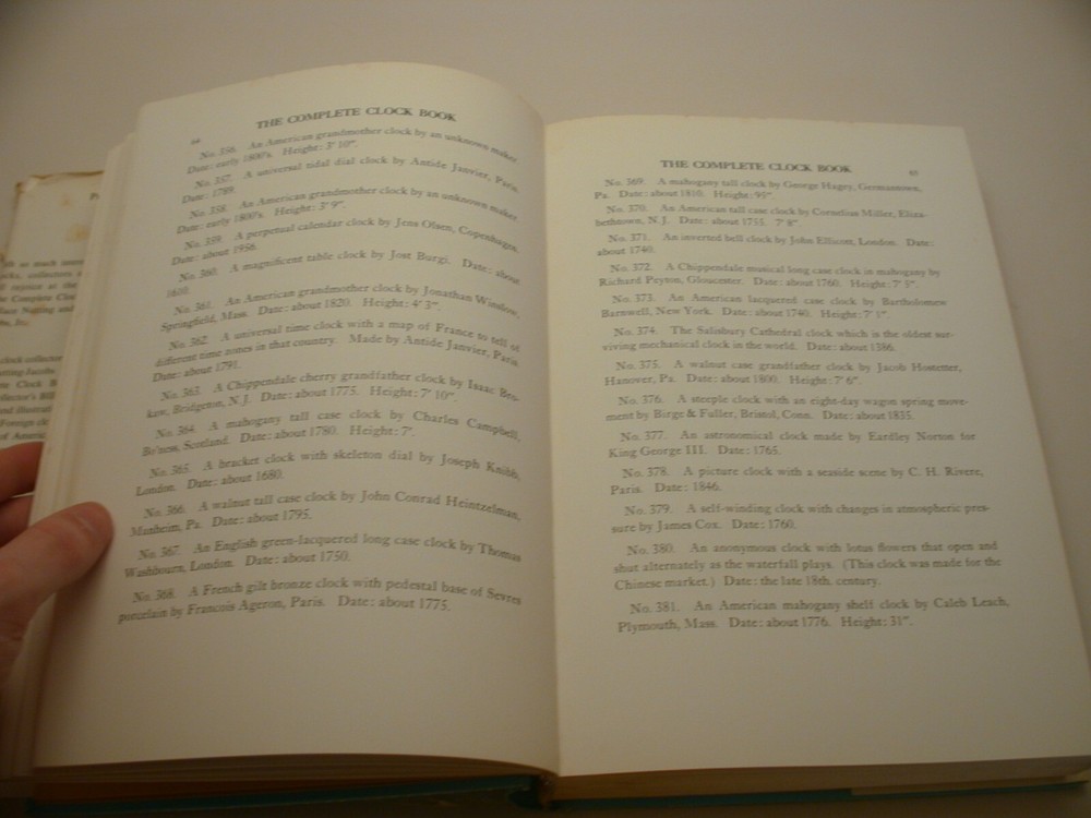 Book 1,058 – The Complete Clock Book 2nd Edition