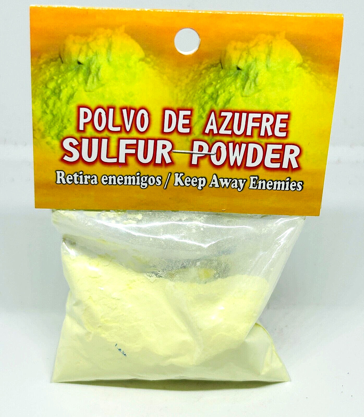 PURE SULFUR POWDER POLVO DE AZUFRE  3/4 oz.