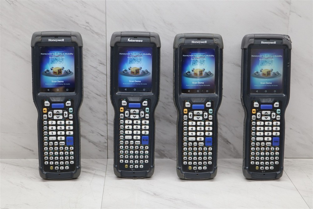 4 LOT - Honeywell CK75 Barcode Scanner Computer CK75AA6MN00A6400 w/ Android 6.0